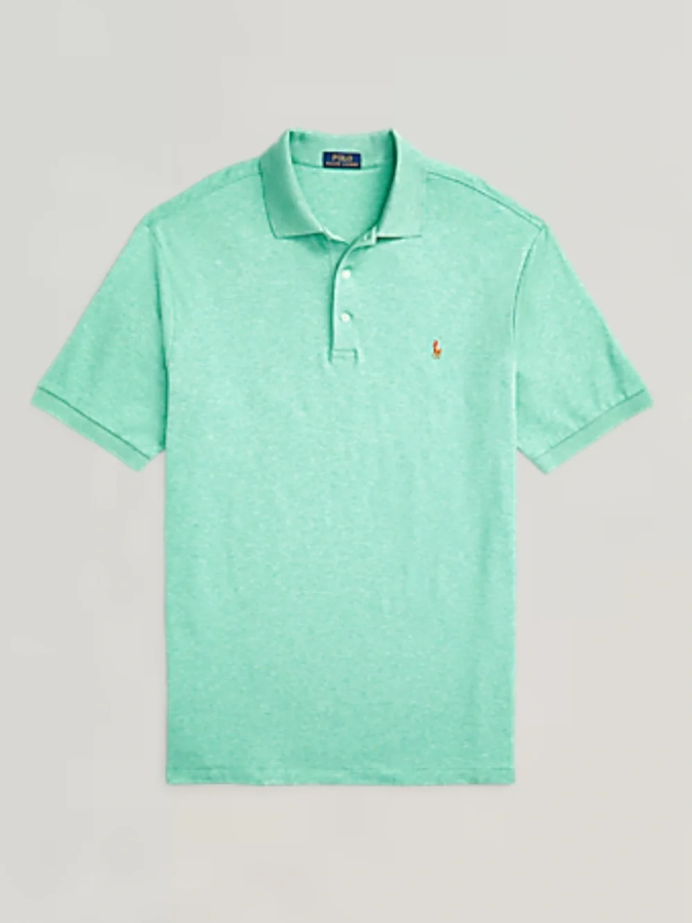 Polo Ralph Lauren Polo Shirt collar buttons green FLAWS 3X Big 3XB